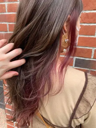 ミディアム カラー 髪質改善/痛ませ ないカラー/西村航大のヘアスタイル