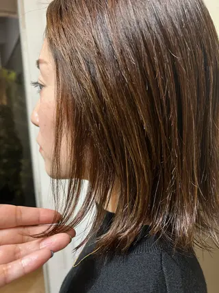 ミディアム 透明感カラー 暖色shihoのヘアスタイル
