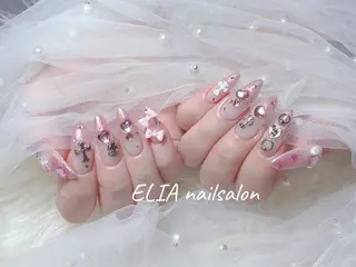 セミロング ELIA【エリア】 nailsalonのネイルデザイン