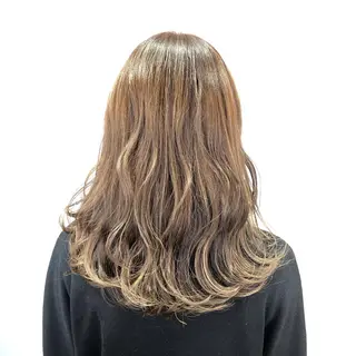 ロング カラー インナーカラー/ ストレート/奥野洸也のヘアスタイル