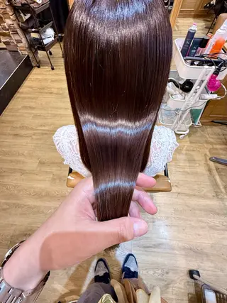 ロング 千 田のヘアスタイル