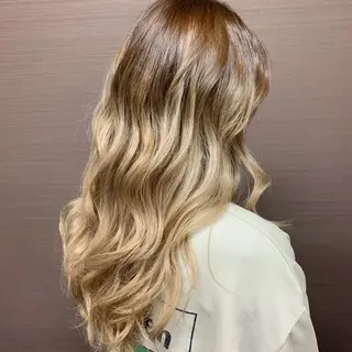 ミディアム パーマ PANOL 秀島のヘアスタイル