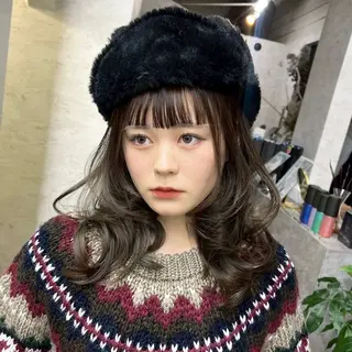 ミディアム Lay./ yuunaのヘアスタイル