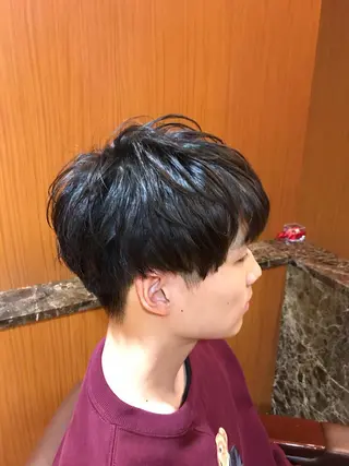 ミディアム 砂川 すながわのヘアスタイル