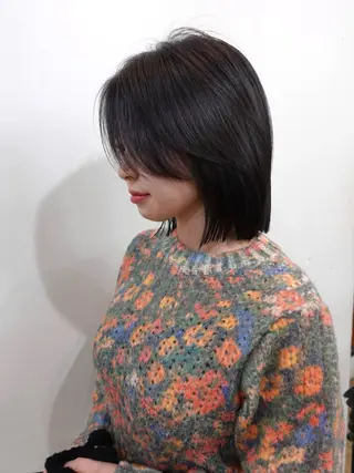 ショート カラー パーマ ヘアアレンジ 💐大人可愛く Kroda💐のヘアスタイル