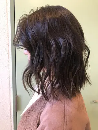 ミディアム GO TODAY SHAIRE SALON所属・miu （ミユ）のヘアスタイル