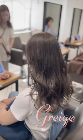 セミロング カラー 🌿earth亀有店 【緑髪のノブ】🌿のヘアスタイル