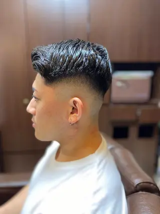 ショート メンズ TRAD  BARBER STYLE Ⅱ所属・💈二子玉川メンズ カット木村海斗💈のヘアスタイル