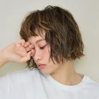 ショート パーマ rare hair(ラールヘア)所属・ショート/ボブ【二子 玉川】原田憲太のヘアスタイル