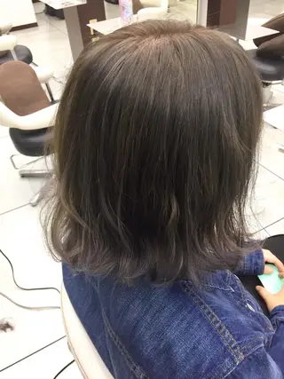 ミディアム カラー 岩崎 裕司のヘアスタイル