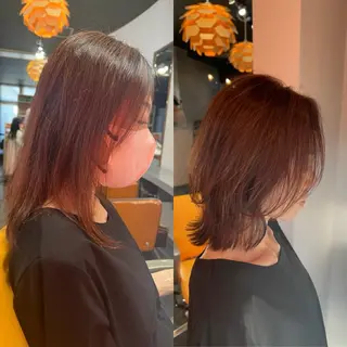 ミディアム ハイトーン/ブリーチ 八重津 晃輔のヘアスタイル