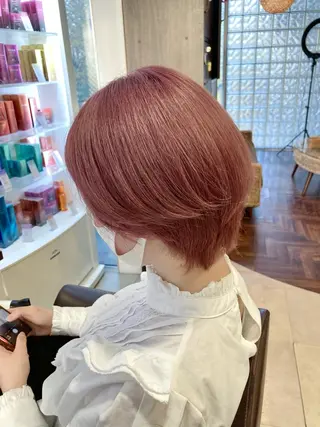 ショート カラー カットが上手い 💇♂🌸サク🌸のヘアスタイル