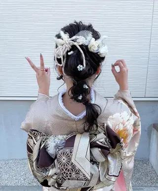 ロング anon所属・田中 結月のヘアスタイル