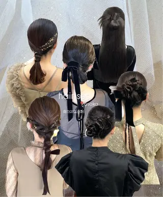 ロング ヘアアレンジ 前川 朋香のヘアスタイル