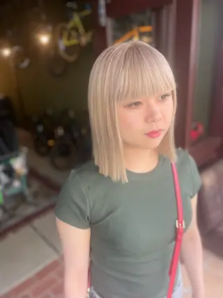 ミディアム カラー PATH-hair. storeのヘアスタイル