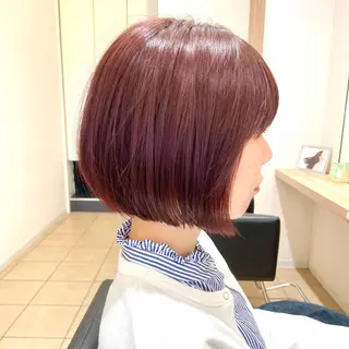 ショート カラー GO TODAY シェアサロン 原宿Verno店所属・ブリーチ/髪質改善/ ボブ特化/よしきのヘアスタイル