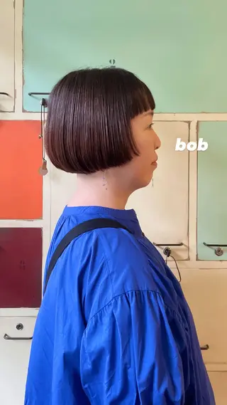 ショート カラー sourire  西大分所属・sourire西大分 ☘️いけだ　あおいのヘアスタイル
