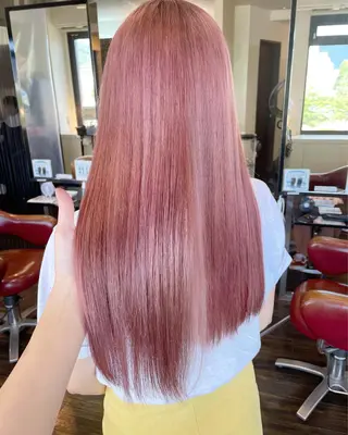 ロング カラー ヘアアレンジ 徳永 実沙のヘアスタイル