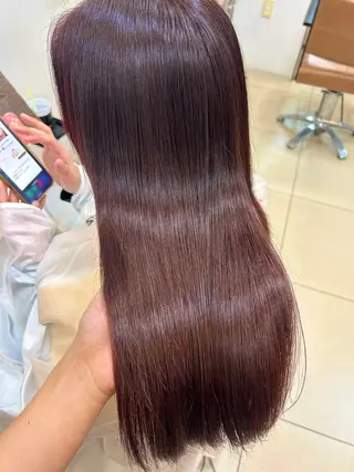 ロング 阪田 真奈未のヘアスタイル