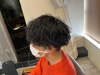 ショート カラー パーマ ヘアアレンジ メンズ ケイゴ【店長】 メンズパーマ特化のヘアスタイル