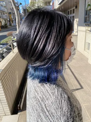 ミディアム カラー 野呂 隼人のヘアスタイル