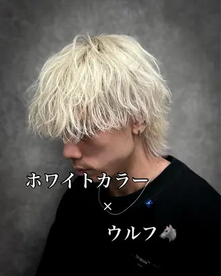 ショート カラー パーマ メンズ お客様満足度NO.1 /副店長YUTAのヘアスタイル