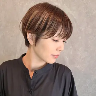 ショート 西田 理沙のヘアスタイル