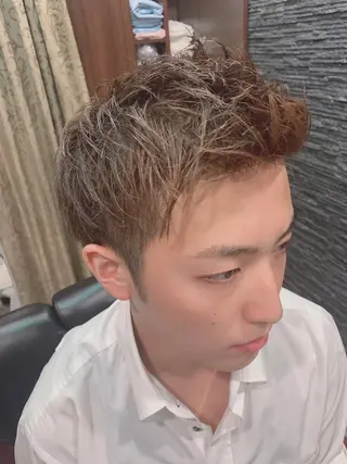 ショート HIRO GINZA新橋店所属・山内 敢史のヘアスタイル