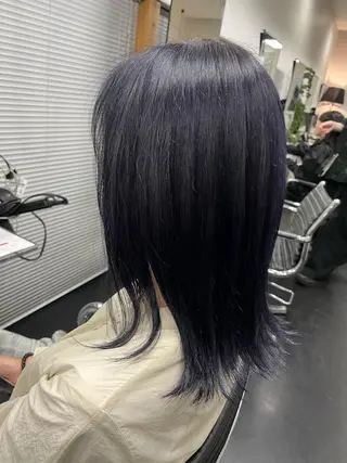 ロング カラー パーマ/縮毛矯正 揚村武斗のヘアスタイル