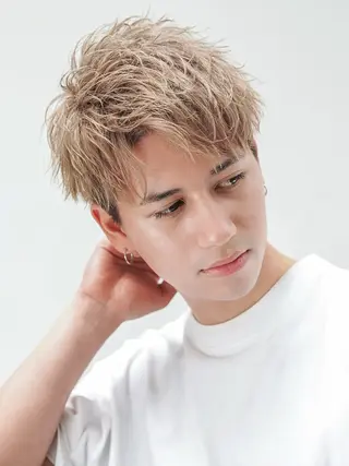 ショート カラー メンズ MEN'S  HAIR SENSE 渋谷神南所属・🔥メンズ特化🔥 YUTAのヘアスタイル