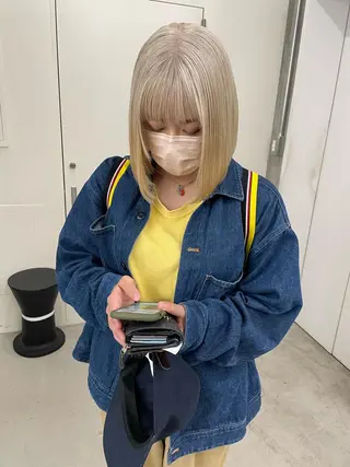 ミディアム カラー yurika☁️ 似合わせ｜レイヤーのヘアスタイル