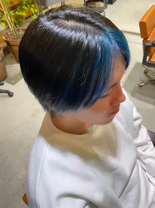 ショート カラー メンズ 関谷 のぞみのヘアスタイル