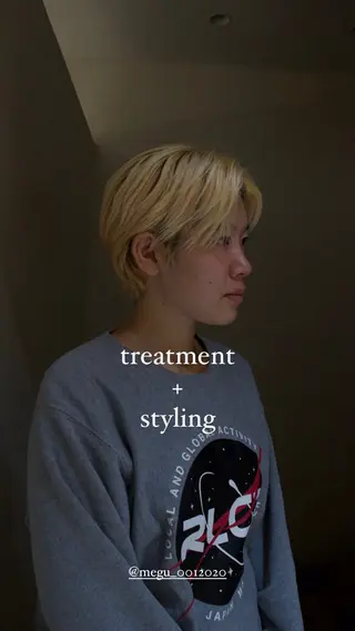 ショート yiye aoyama所属・表参道yiye うららのヘアスタイル