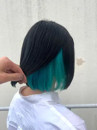 ミディアム カラー 髪質改善/艶髪カラー 関野文也のヘアスタイル
