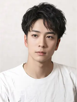 ショート パーマ メンズ 加藤 いくみのヘアスタイル