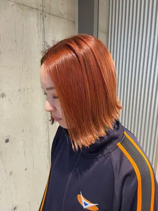 ショート カラー ヘアアレンジ 傷ませないカラー・ ボブ・リクト💥のヘアスタイル