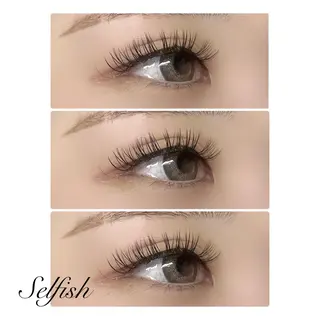 マツエク・マツパ eyelashsalonSelfish所属・. Selfishのマツエク・マツパデザイン