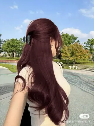 ロング カラー 🍒トレンド暖色ヘア 🍒Manamiのヘアスタイル