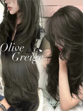 ロング カラー 艶カラー/レイヤー /Hime🤍のヘアスタイル