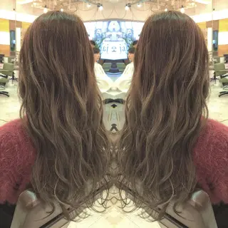 ロング カラー 青木 茂樹⭐️ 透明感カラーのヘアスタイル