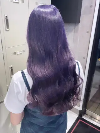 ロング カラー パーマ ヘアアレンジ メンズ キッズ ネイル マツエク・マツパ アイブロウ 🎀韓国スタイル YURINA🎀のヘアスタイル