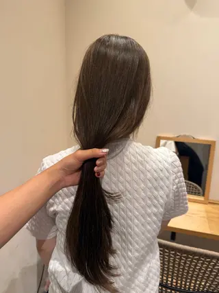 ロング カラー ‎🤍江坂 ハヤシアヤナ‎🤍のヘアスタイル