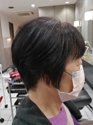 ショート カラー D/i所属・4店舗フリーランスⅠ Y/no〈夜のスパ〉のヘアスタイル