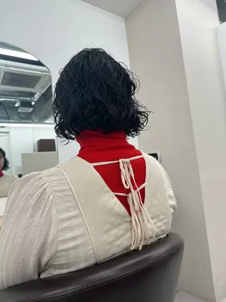 ショート カラー パーマ キッズ オトナヘア🌸 harukaのヘアスタイル