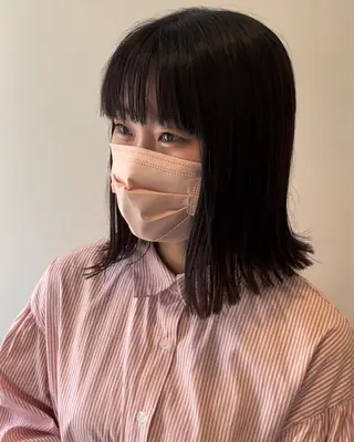ミディアム ボブ/髪質改善/ soiナカジママドリのヘアスタイル