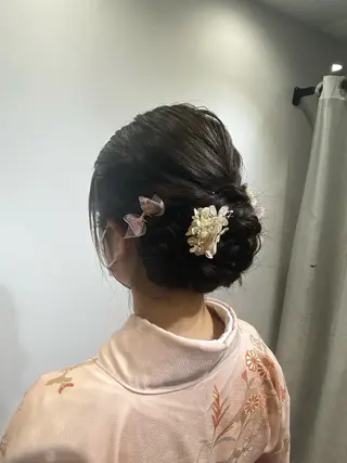 ロング ヘアアレンジ 籾木 美優のヘアスタイル