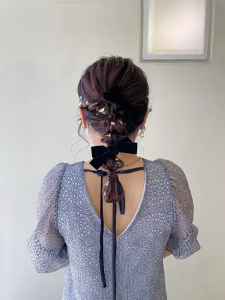 ミディアム ヘアアレンジ 中村 碧のヘアスタイル