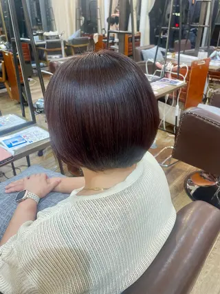 ショート kahona/カラー /白髪染めのヘアスタイル