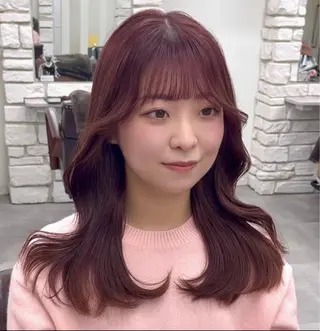 ロング カラー 天王寺髪質改善なら よしみさん✨のヘアスタイル