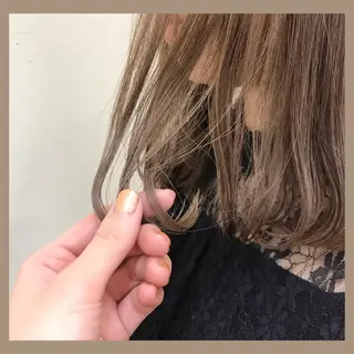 セミロング カラー * 透明感カラー c h i h o *のヘアスタイル